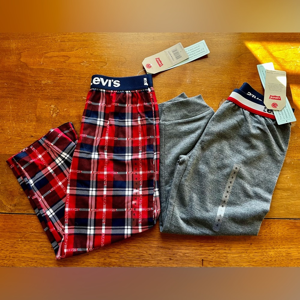 NEW 2pc Boy’s Levi’s PJ Pants Sz6